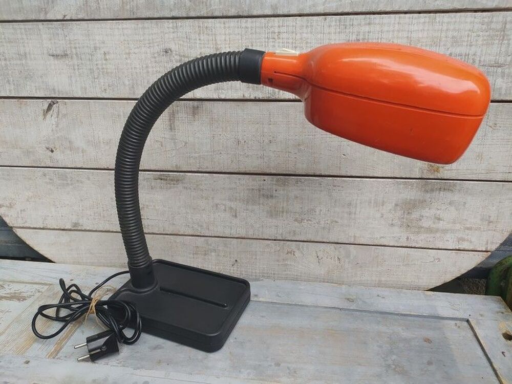 Lampe Flexible Orange Vintage Design Scandinave Décoration