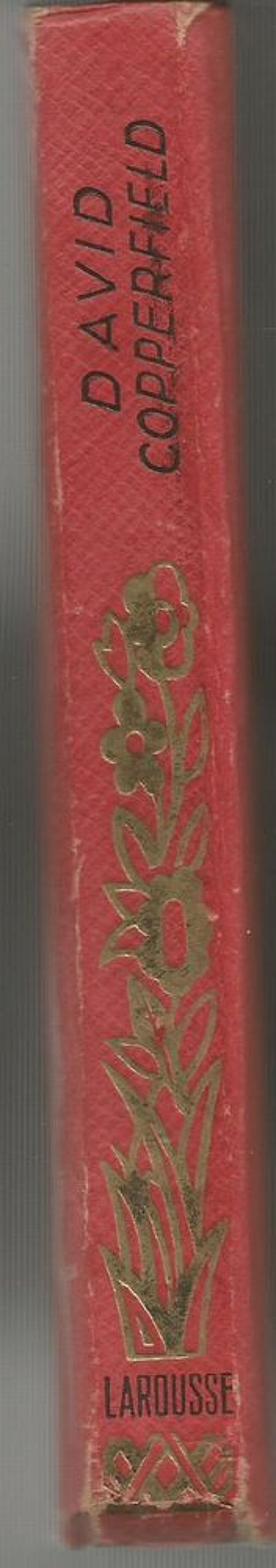 Charles DICKENS David Copperfield - Larousse - 1937 Livres et BD