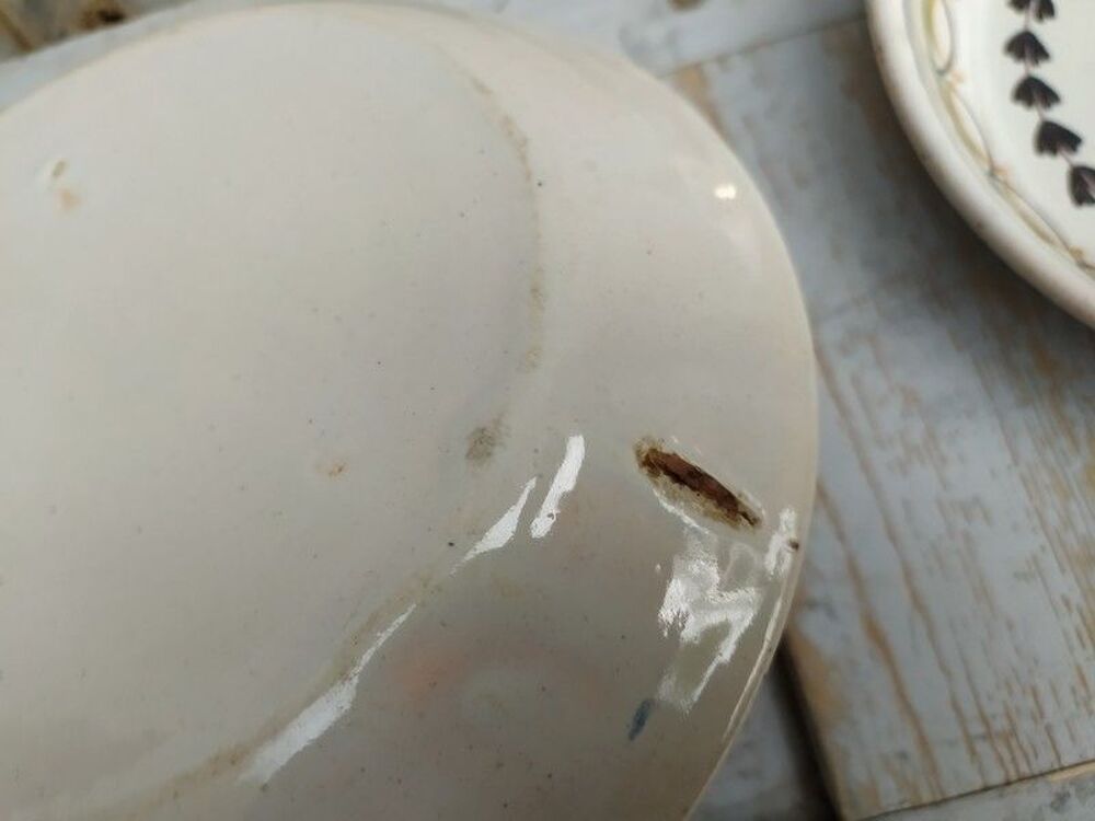 Assiettes en Fa&iuml;ence de Nevers ou Autre Décoration