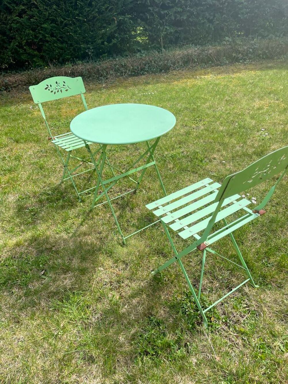 Ensemble table et chaises de jardin pliantes Jardin
