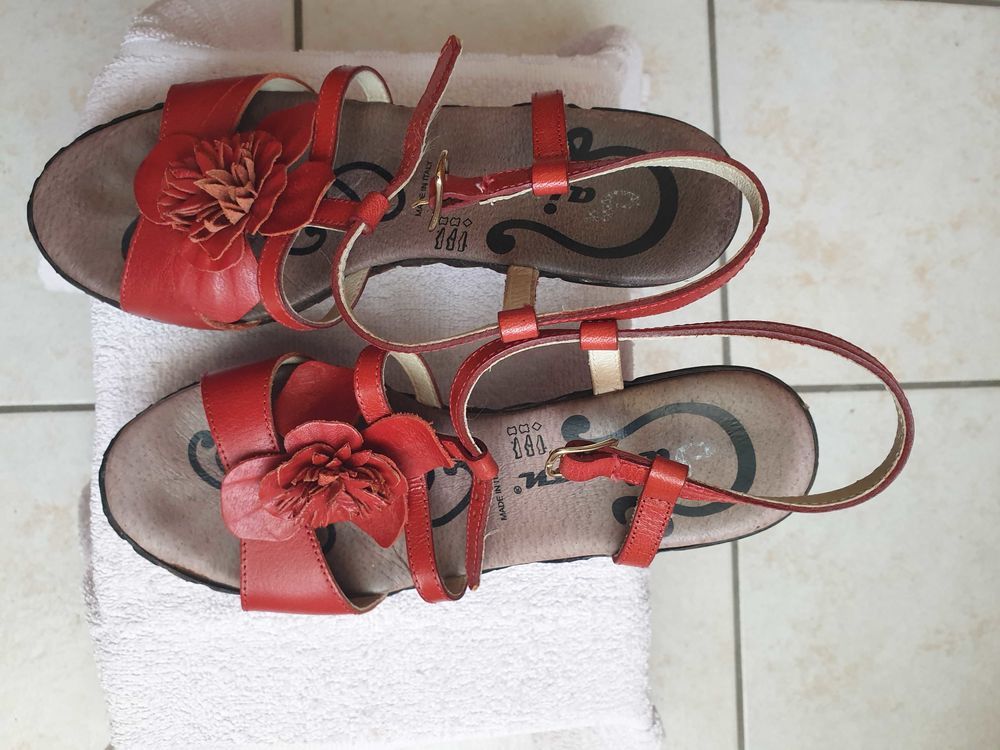 sandales d'&eacute;t&eacute; &agrave; talons femme Chaussures