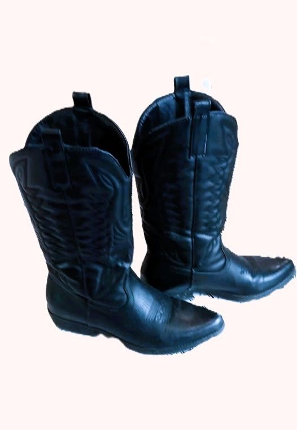 Bottes style santiag Maroquinerie