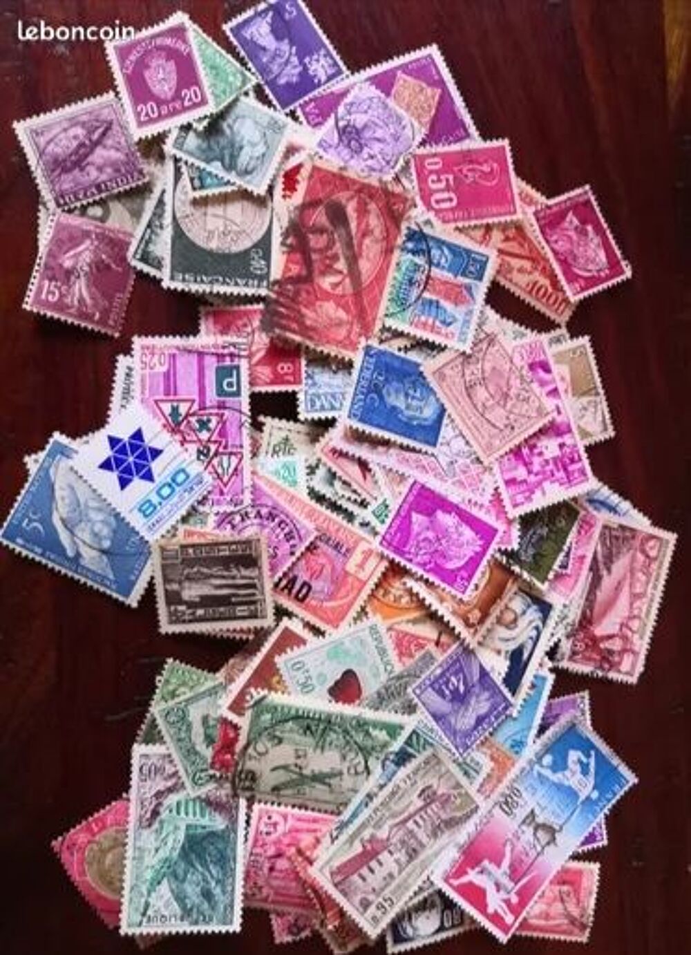 Timbres de collection en vrac tous pays 