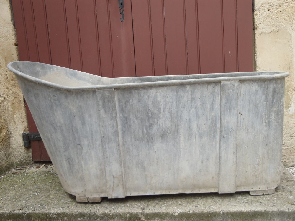 Baignoire en zinc du XIX &egrave;me si&egrave;cle 