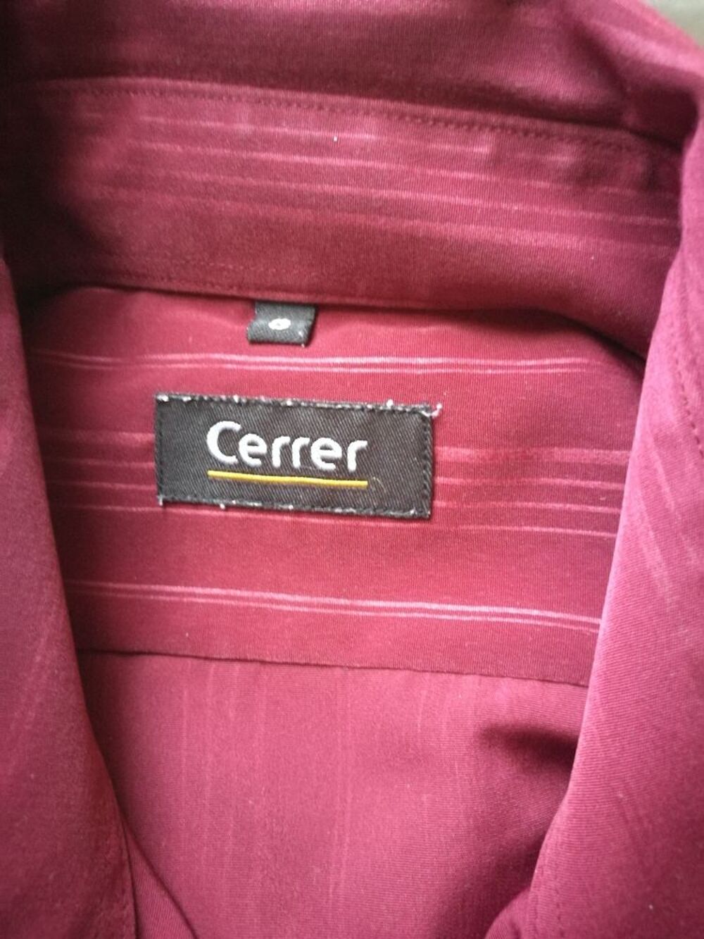 CHEMISE HOMME CERRER T 3 (bordeaux brillant) Vêtements