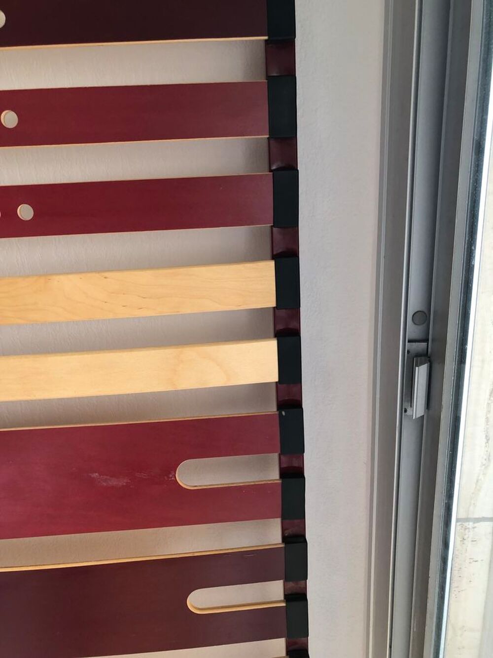 Sommier morphologique &agrave; Lattes 1 personne Meubles