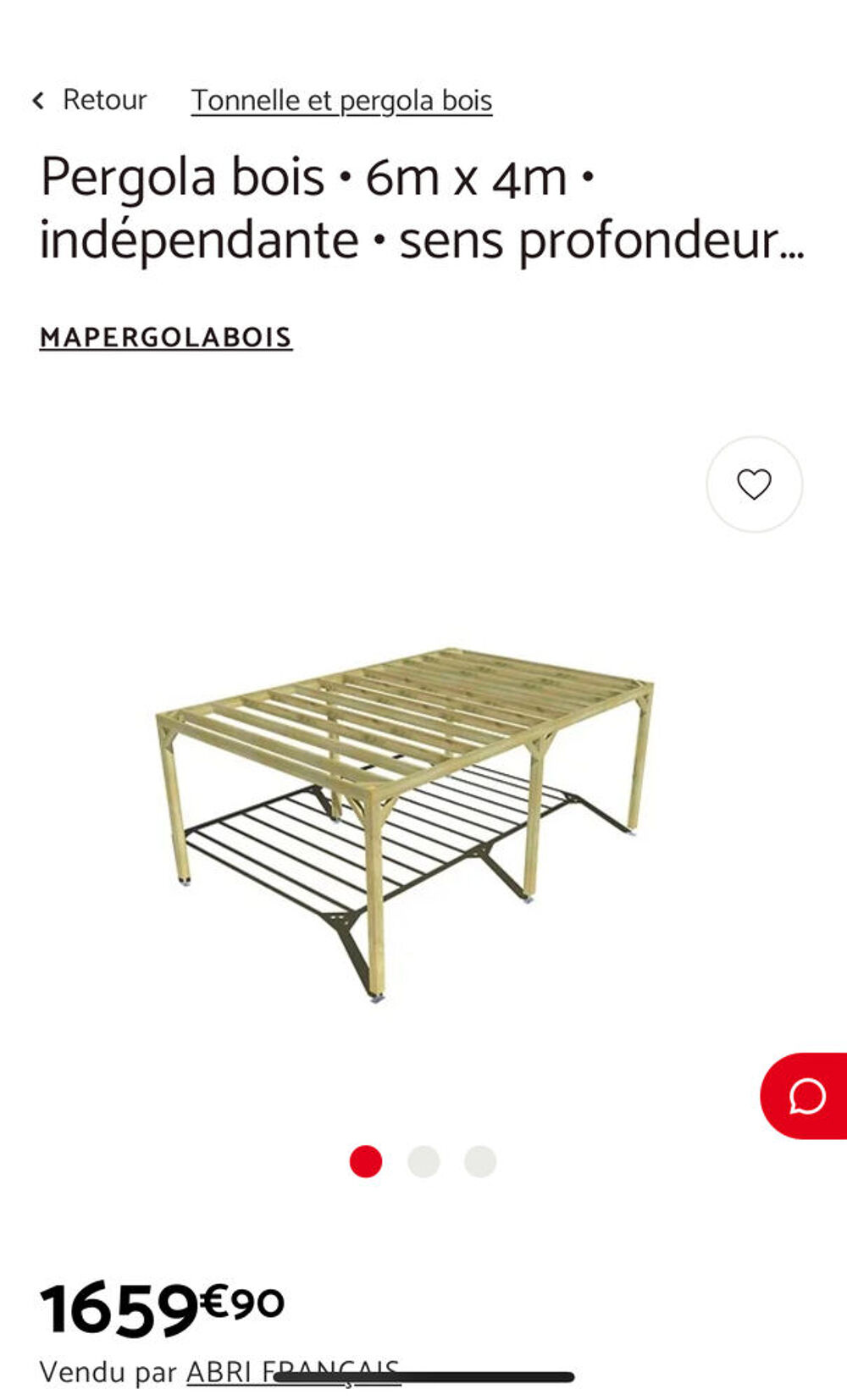 Pergola Jardin