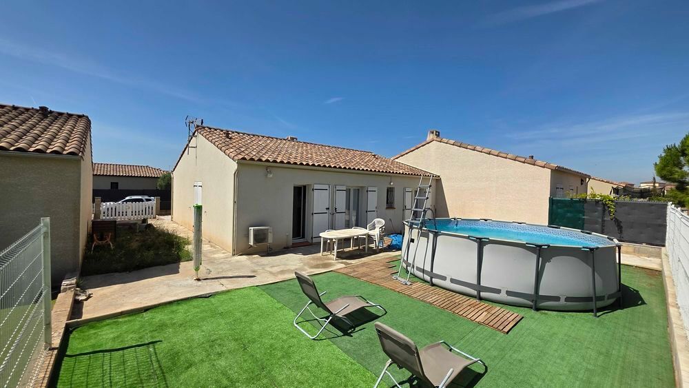Vente Maison villa T4 85 m2 terrain 375 m2 Homps