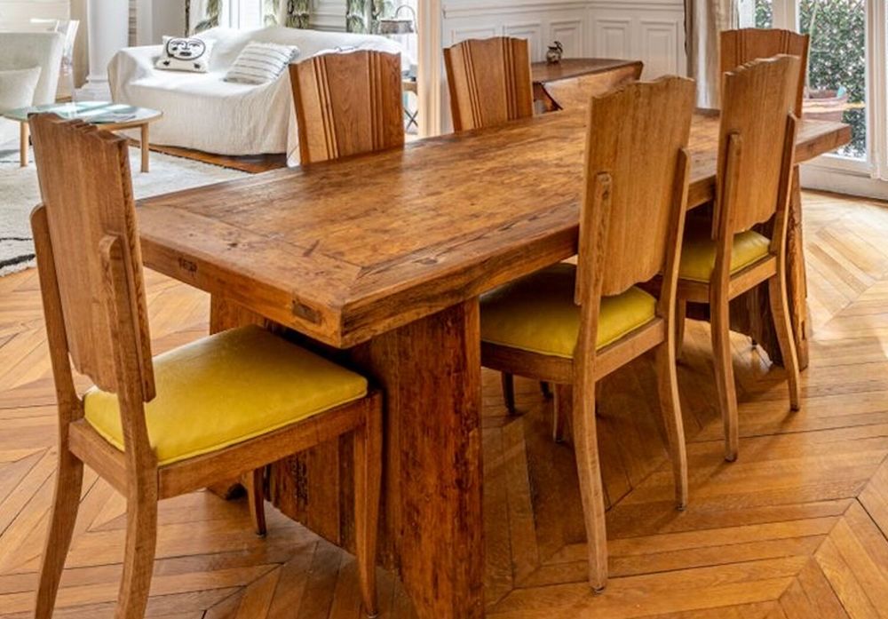 Table en ch&ecirc;ne massif en tr&egrave;s bon &eacute;tat Meubles