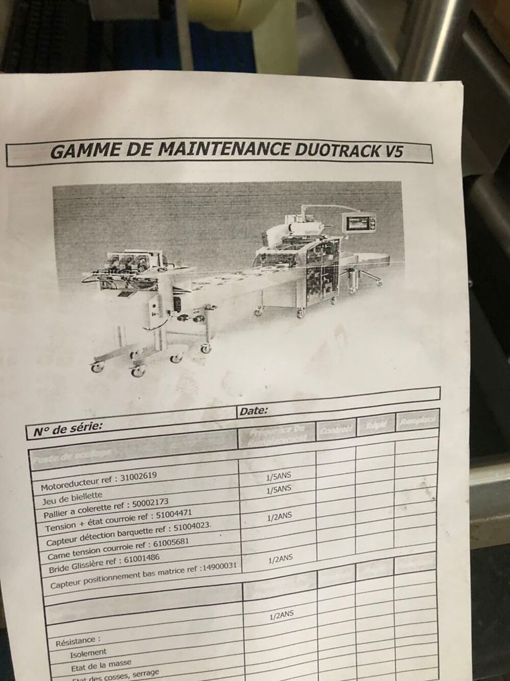   Ligne de conditionnement - scelleuse  barquette -DUOTRACK - RESCASET SOCAMEL 