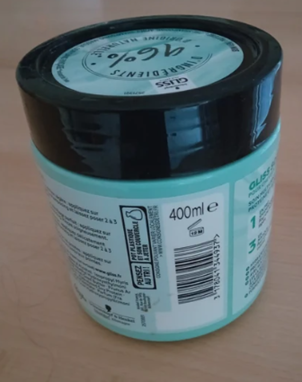 Masque Capillaire Schwarzkopf GLISS Prot&eacute;ine Puériculture