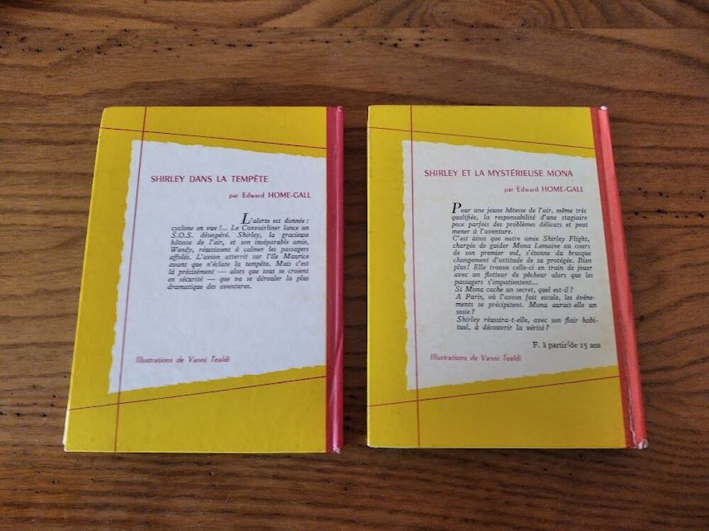 Lot de 2 livres biblioth&egrave;que Rouge et Or ann&eacute;es 60 Livres et BD