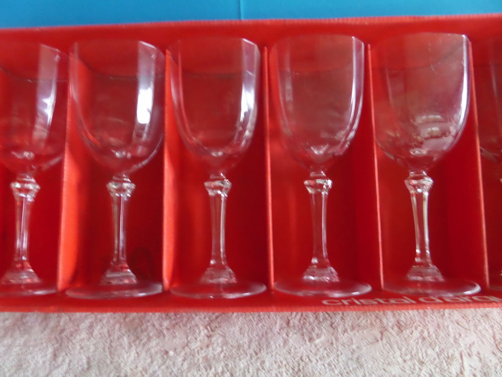 6 verrs de cristal d arques Cuisine