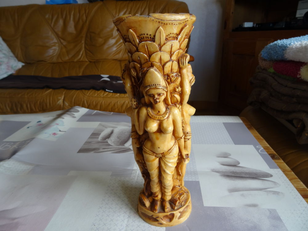  vase bougeoir statuette 3 femmes divinit&eacute; Dcoration