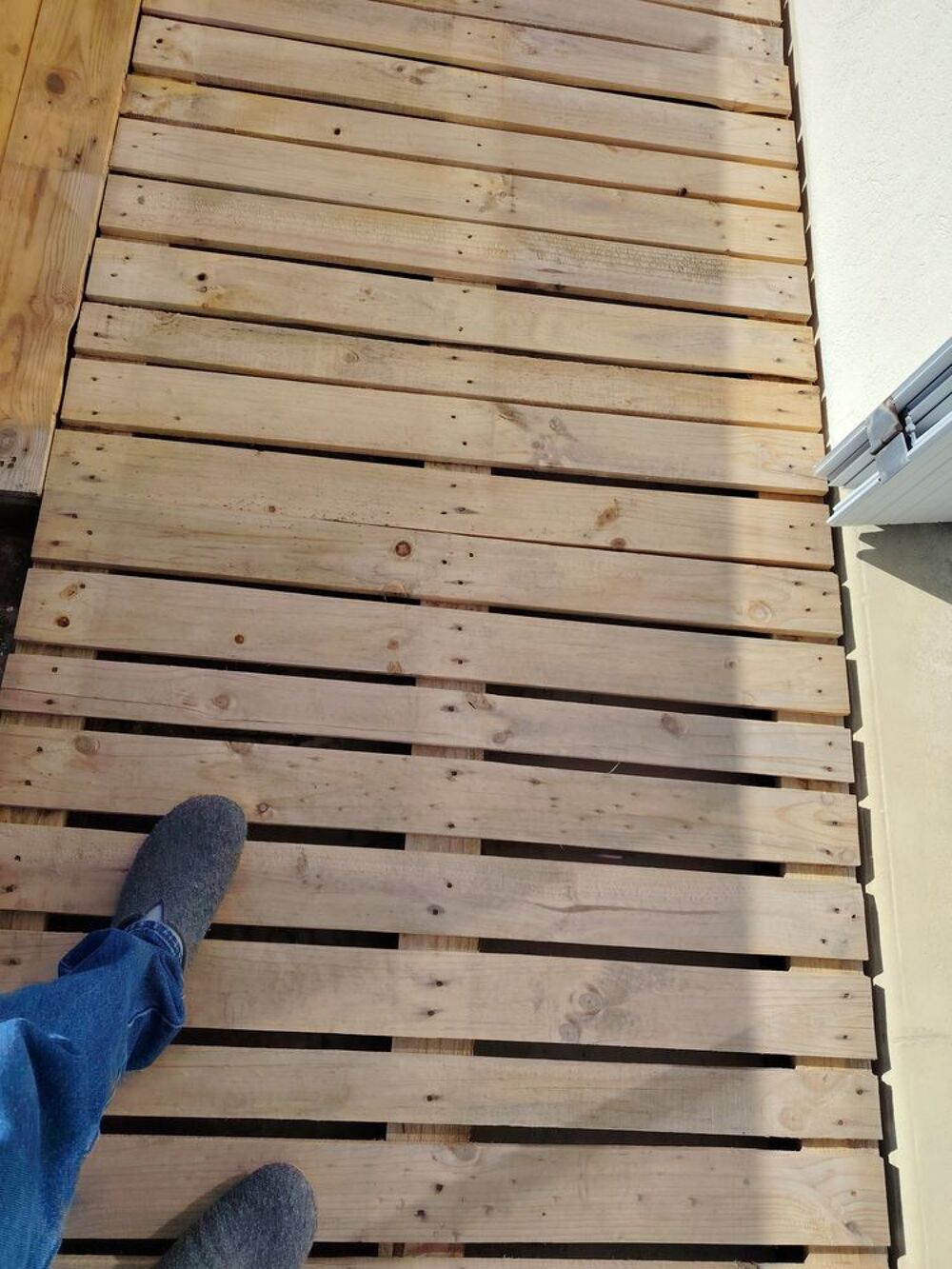 5 palettes (caillebotis) de balcon Bricolage