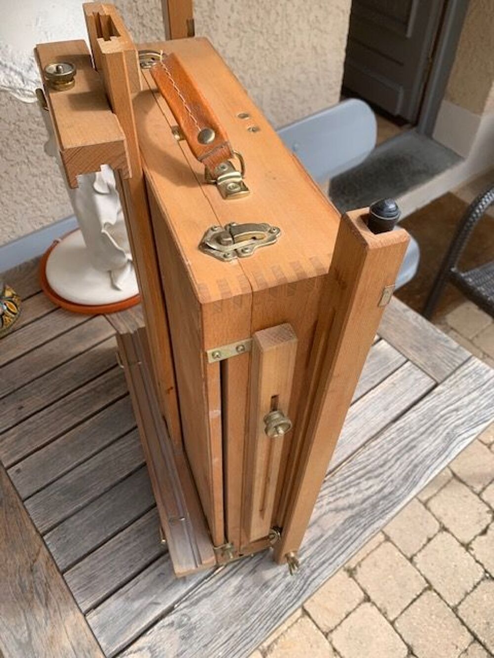 Chevalet peintre en bois Décoration