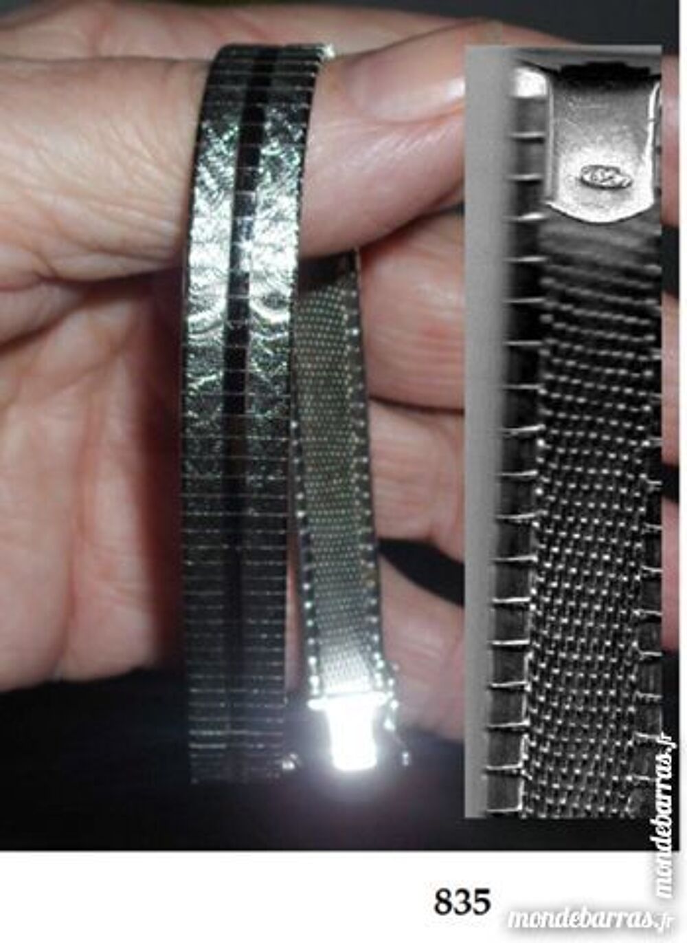Bracelet Argent r&eacute;tro / ann&eacute;e '70 Bijoux et montres
