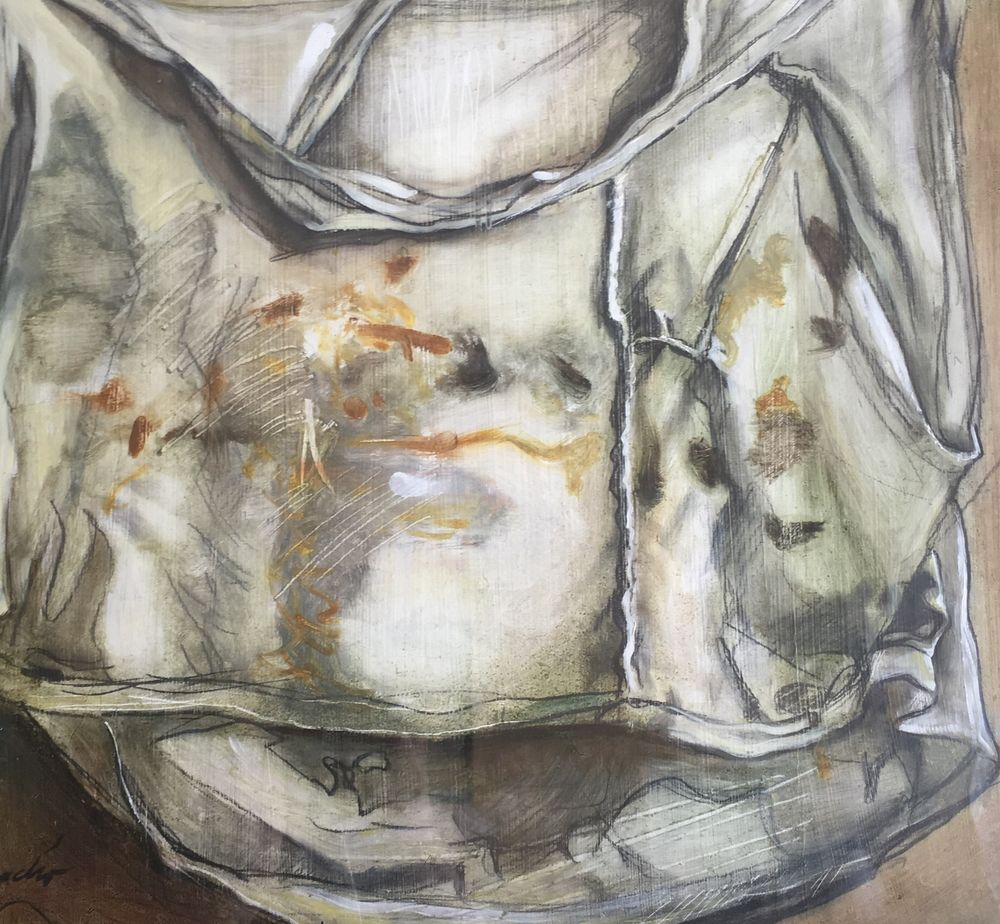Le chiffon du peintre - Trompe l??il de Pascal Camacho 