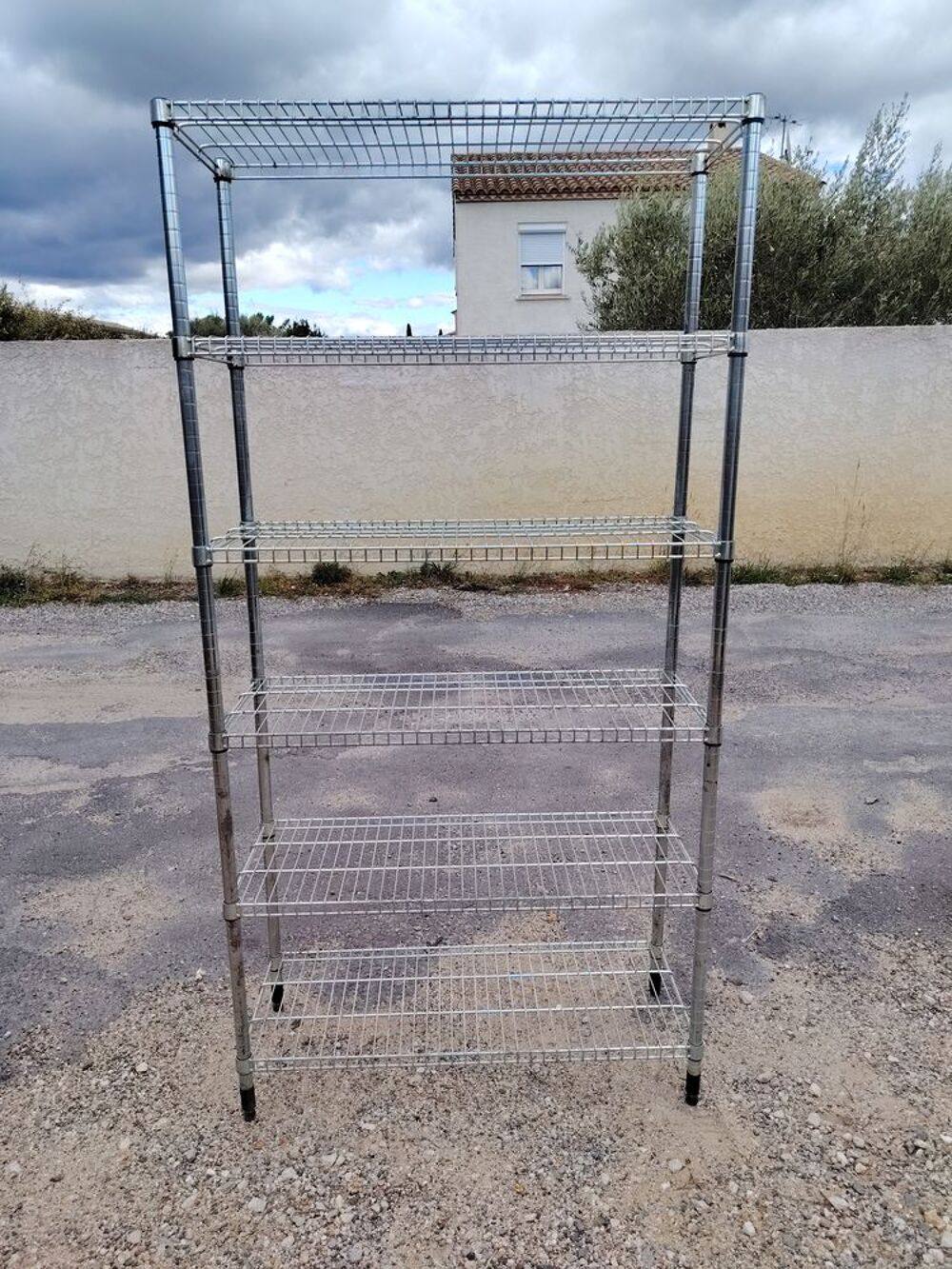 Etag&egrave;re m&eacute;tal Chrome Bricolage