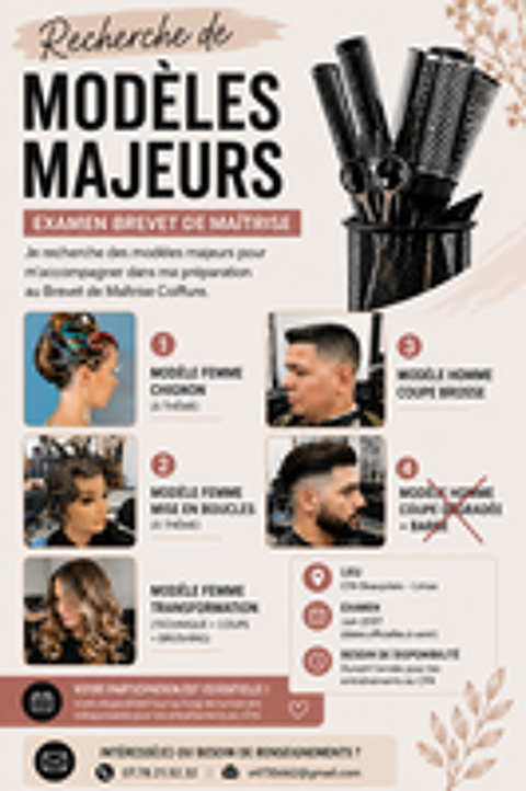   Recherche modèle coiffure janvier 2026 