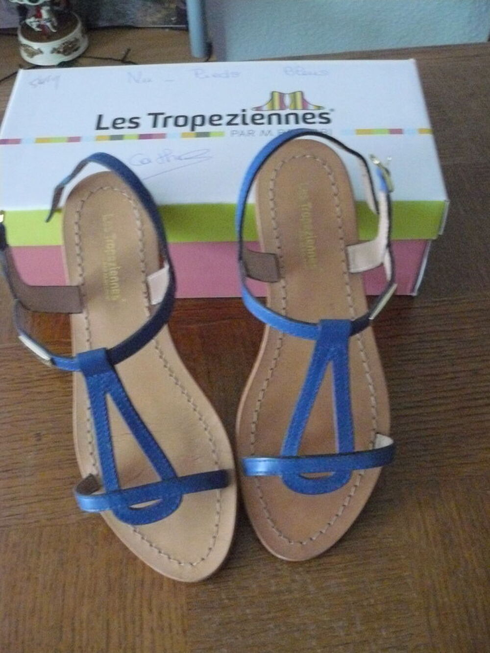 2 paires nu pieds "bibi" Chaussures