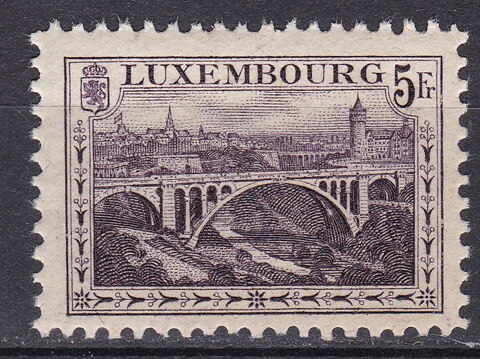 Timbres EUROPE-LUXEMBOURG 1921-22 YT 134 7 Lyon 5 (69)