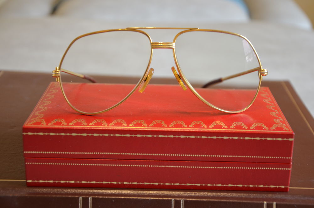 LUNETTES CARTIER OR 18 CARATS 