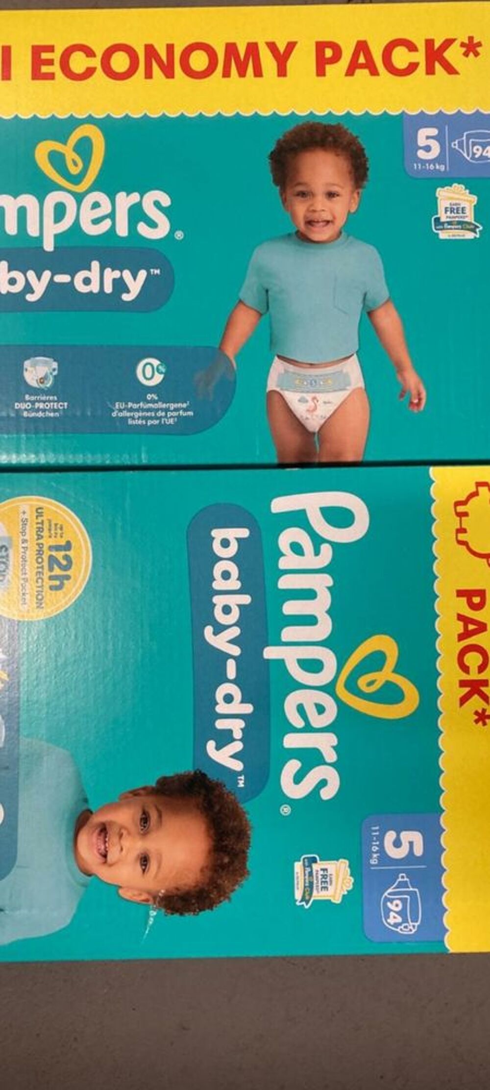 Couches pampers Pu�riculture