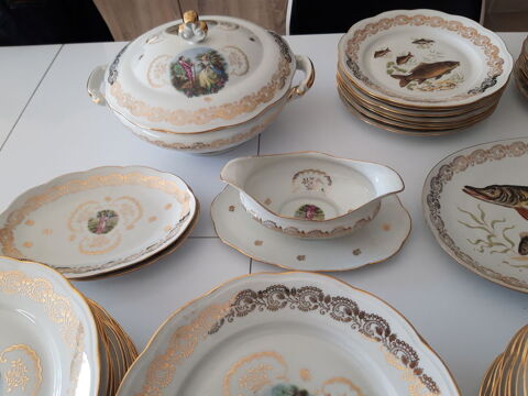 SERVICE VAISSELLE PORCELAINE LIMOGES 250 Saint-Jean-de-la-Ruelle (45)