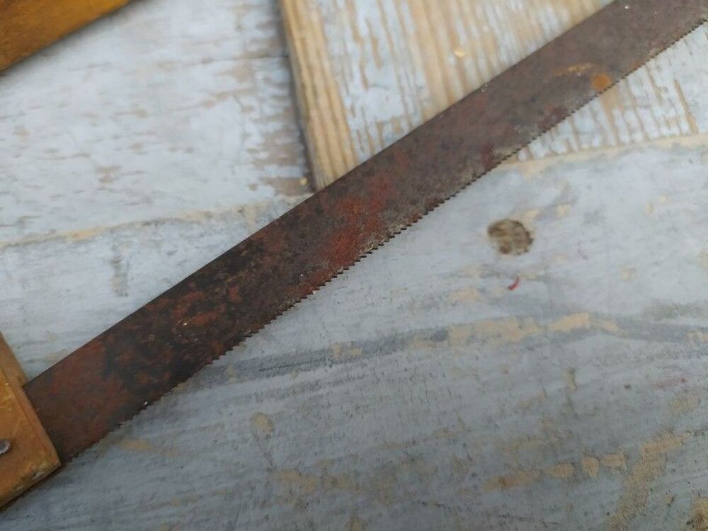 Ancien Outil Scie &agrave; Bois Jouet Enfant 
