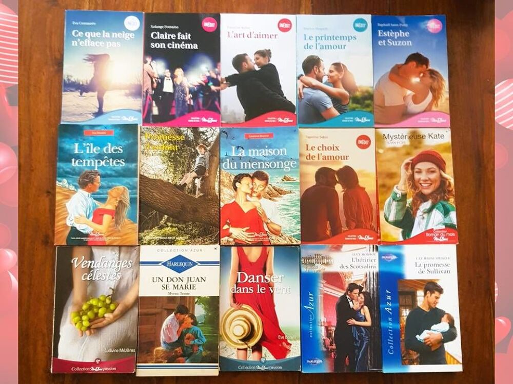 Nous Deux - Romance Passion Amour - Lot 15 romans Livres et BD