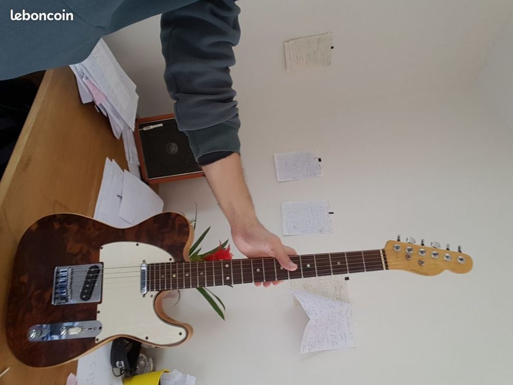 Guitare &eacute;lectrique haut de gamme Overland Luthier Avignon 90 Instruments de musique