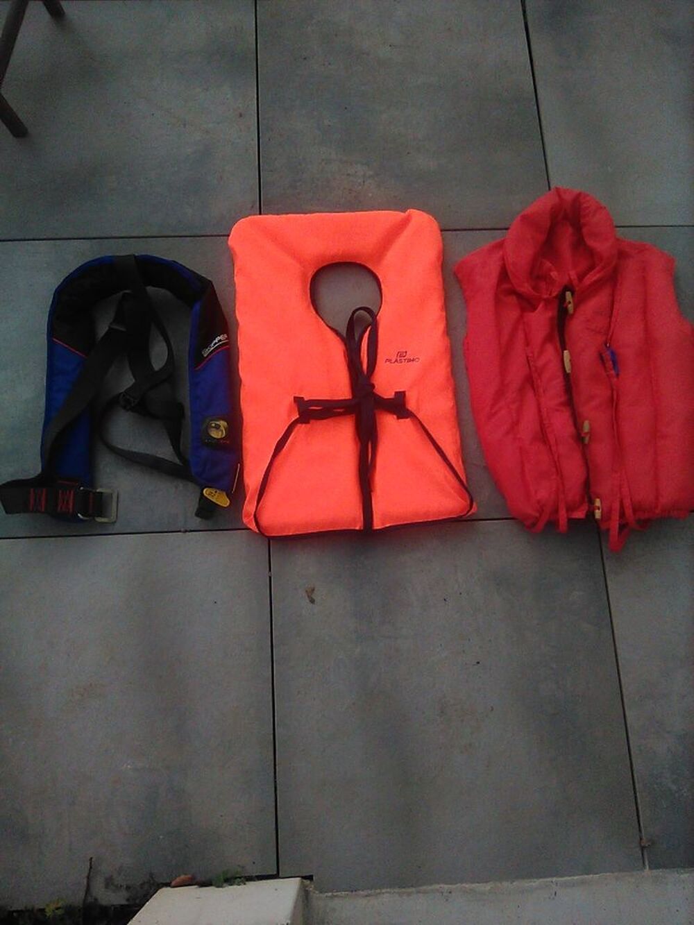 gilets de sauvetage Sports
