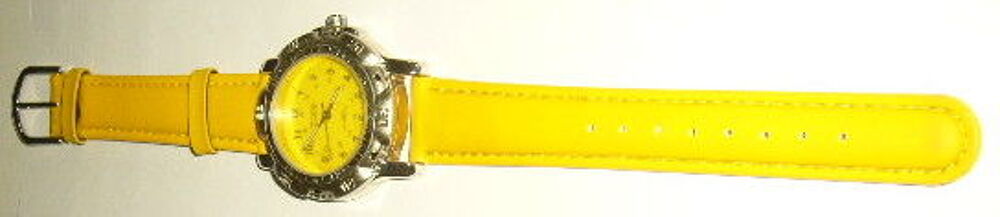 montre neuve unisex norwitch quartz bracelet jaune Bijoux et montres