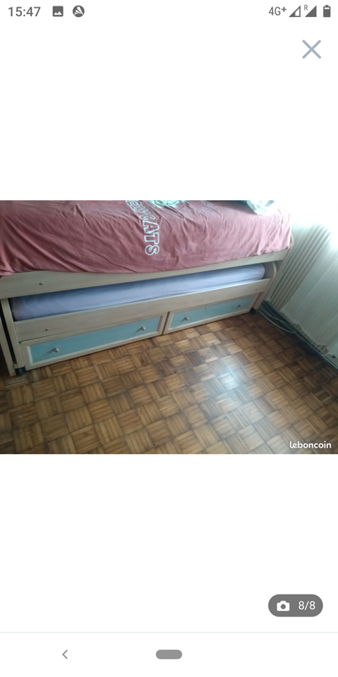 Lit gigogne 120 Pau (64)