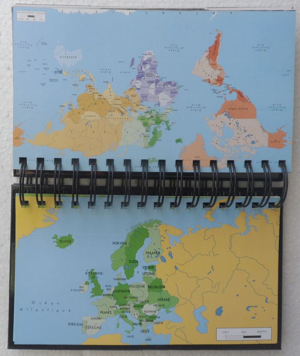 25 ans autour du monde 365 photos G&Eacute;O Fiches reli&eacute;es prot&eacute;g&eacute; Bricolage