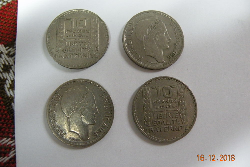 4 PIECES ANCIENNES FRANCAISES 