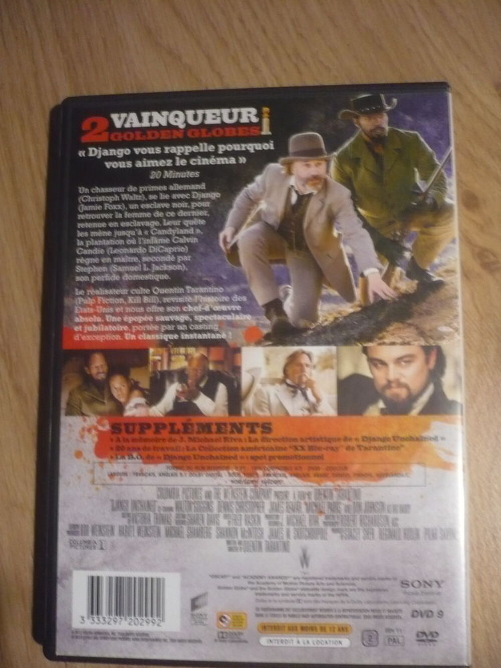 DVD DJANGO UNCHAINED - de Quentin TARANTINO DVD et blu-ray