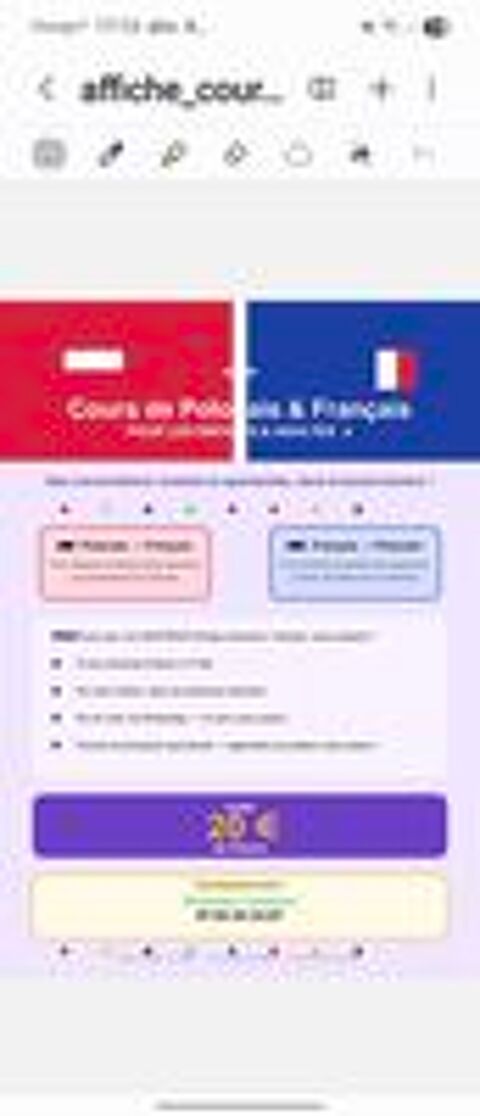   COURS FRANCO-POLONAIS 