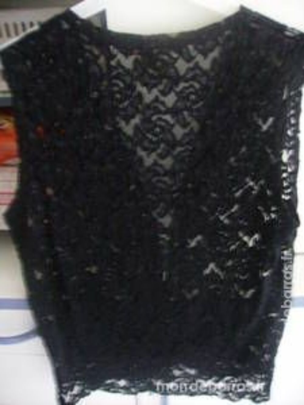 Gilet noir sans manches, taille 38/40, neuf Vêtements