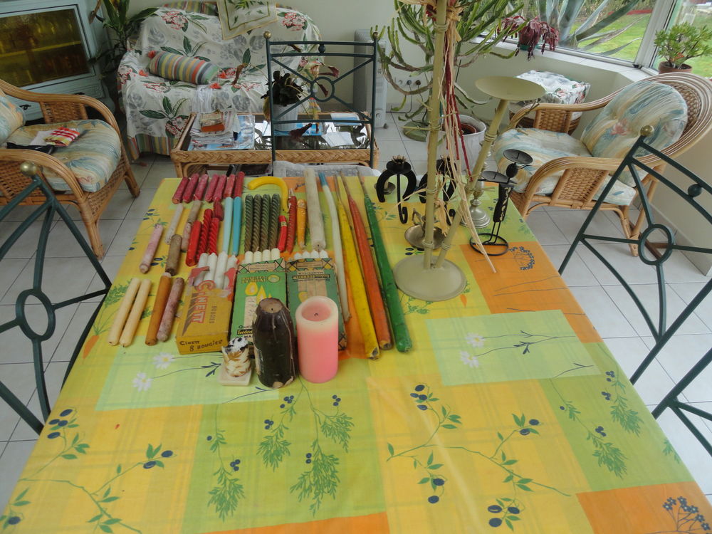 Bougeoirs + bougies Décoration
