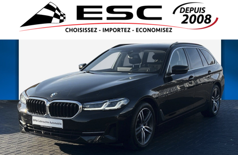 BMW S&eacute;rie 5 Touring 520e TwinPower Turbo 204 ch BVA8 Lounge 2021 occasion Lille 59000
