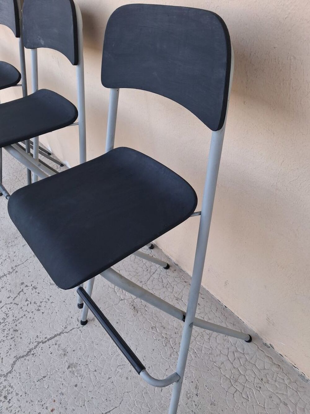 4 Chaises de bar pliantes Meubles