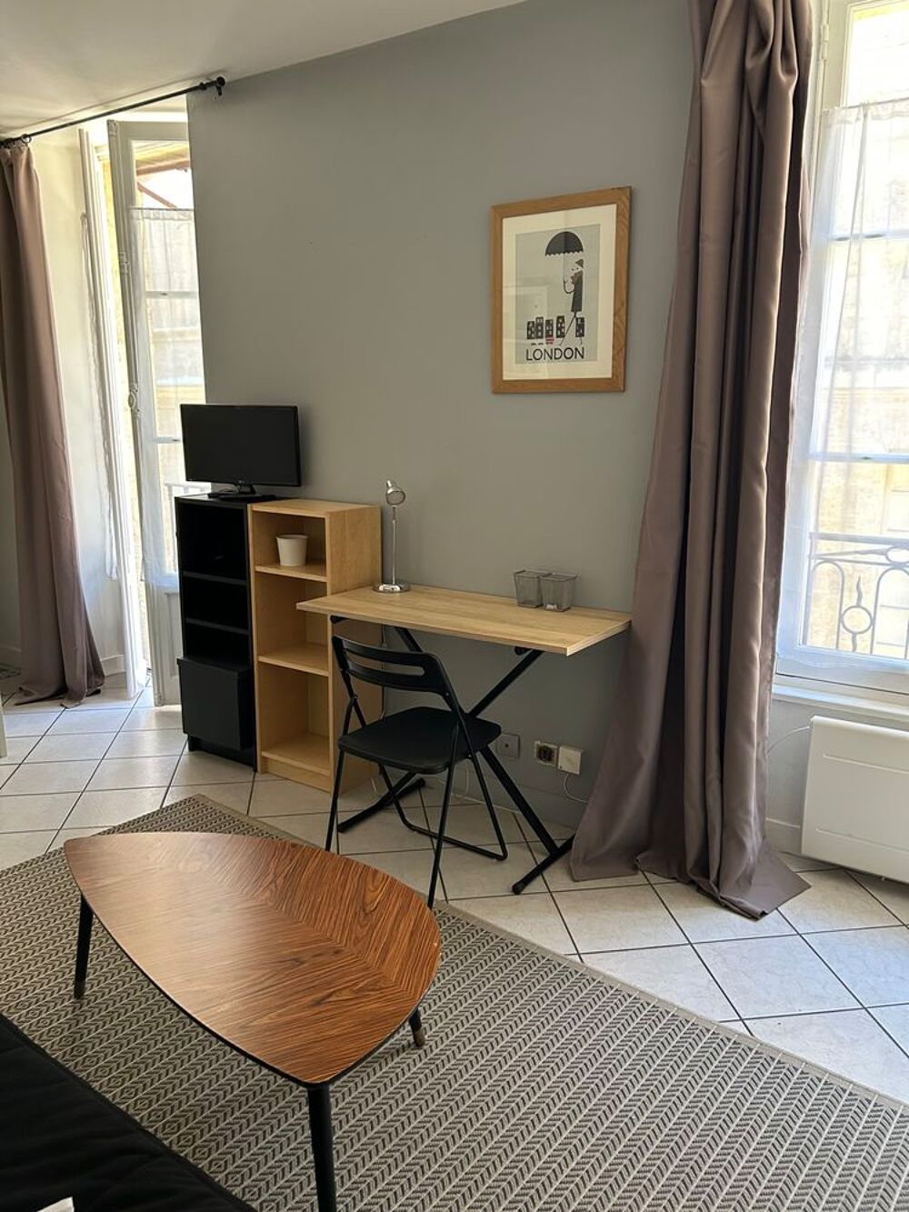 Vente Appartement Bordeaux Centre ST 20m2 meublé clair calme Bordeaux