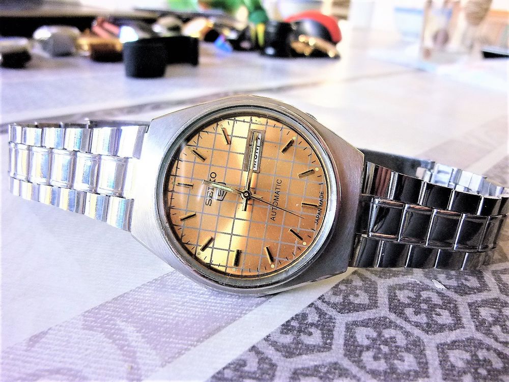 SEIKO 5 6349 montre homme automatique 1985 SEI1007 Bijoux et montres