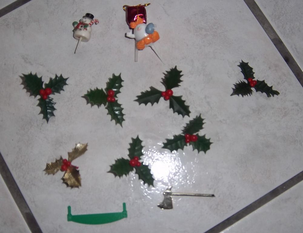 Sujets d&eacute;coration g&acirc;teau No&euml;l Cuisine