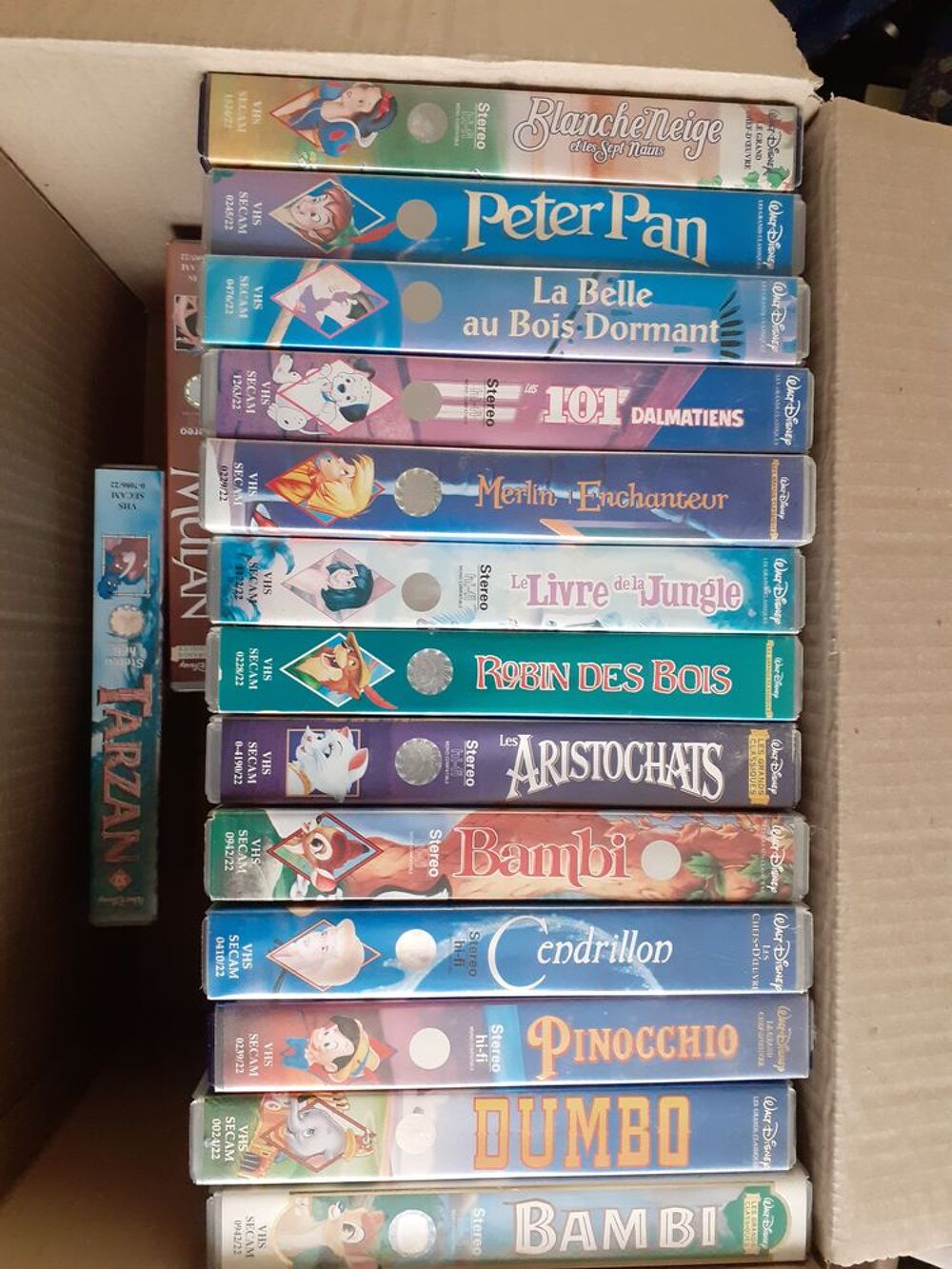 Cassettes VHS Dessins Anim&eacute;s Disney Photos/Video/TV