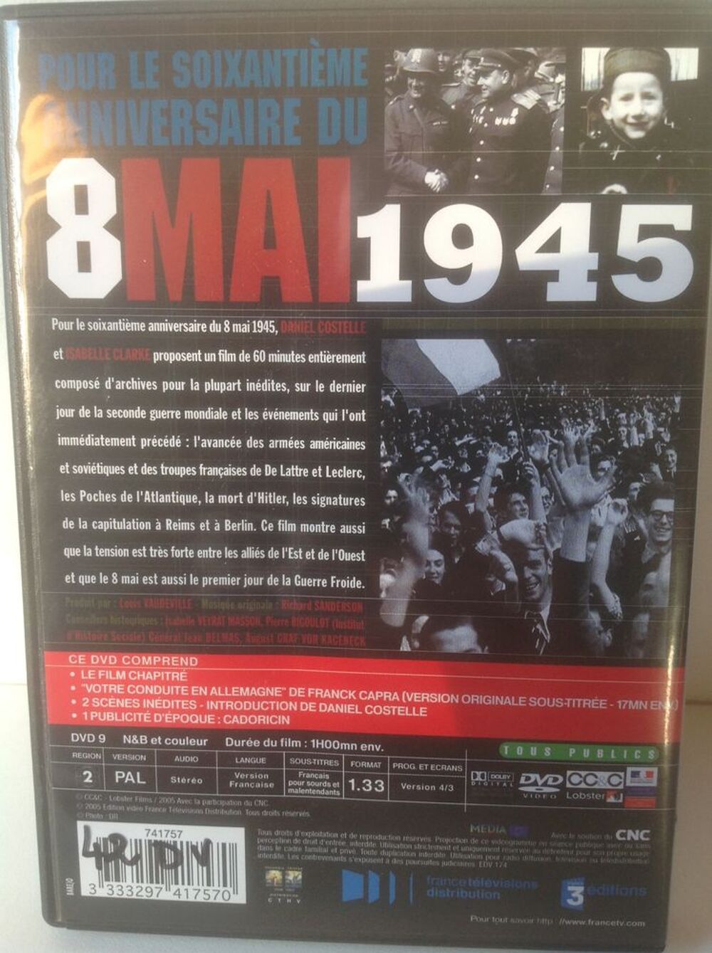 LA CAPITULATION DU 8 MAI 1945 Envoi Possible
DVD et blu-ray