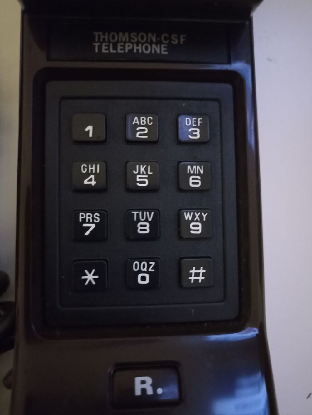 T&eacute;l&eacute;phone filaire marron Téléphones et tablettes