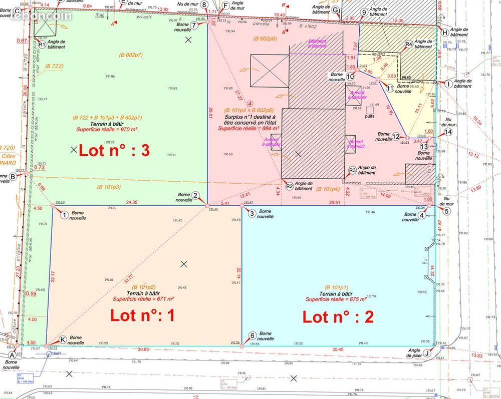 Vente Terrain Terrains constructibles à Pluvet (21110) ? À partir de 67100 Pluvet